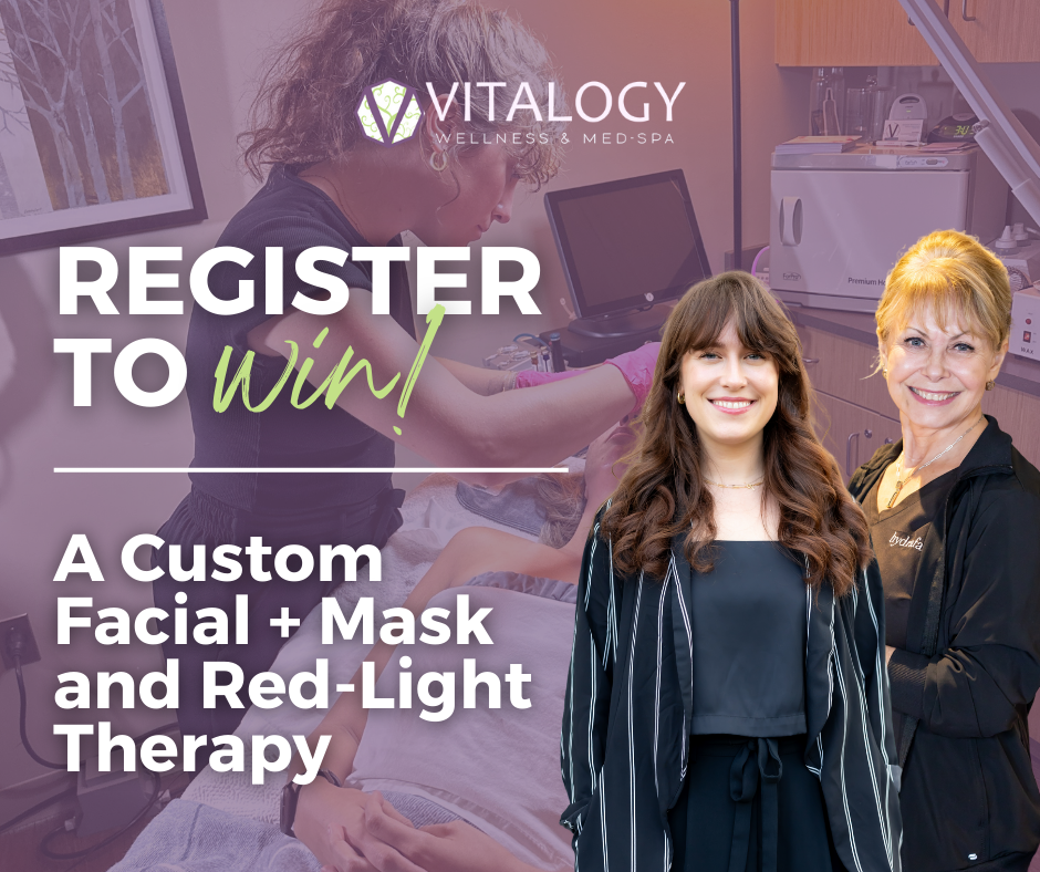 Register to win - Custom Facial + Mask and Red-Light Therapy