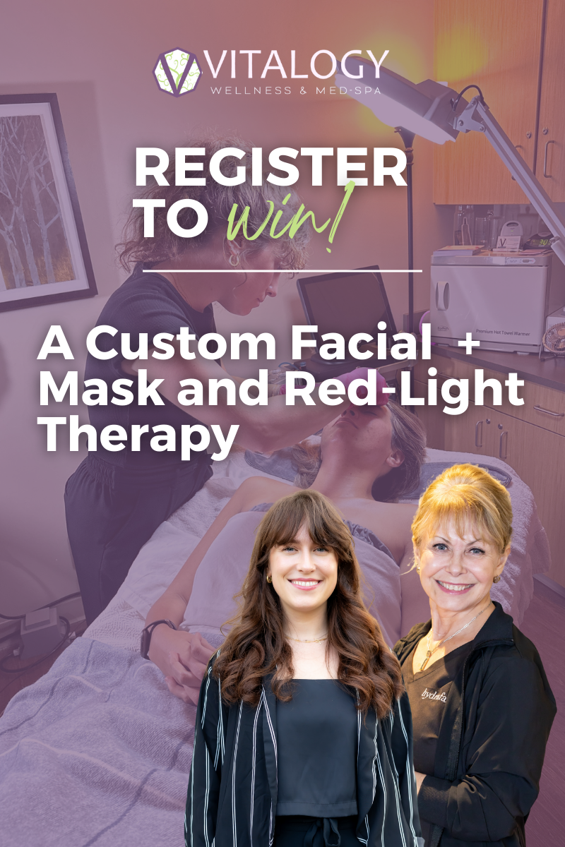 Register to win - Custom Facial + Mask and Red-Light Therapy