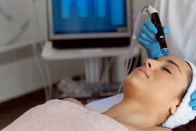HydraFacial in Birmingham AL with Dermaplaning and Red Light