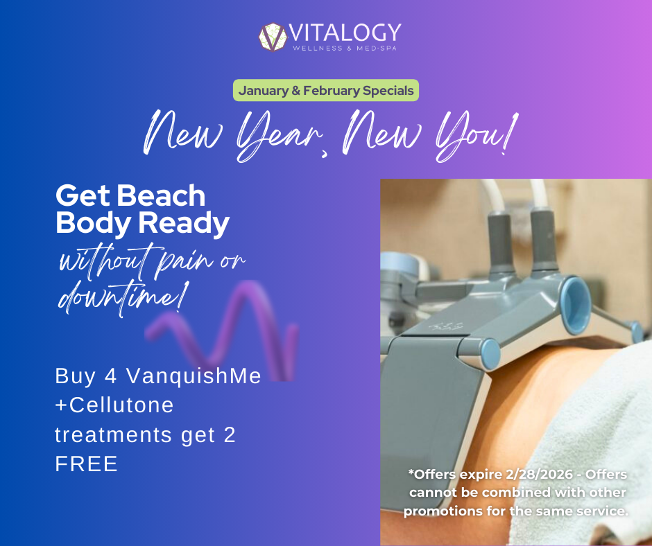 VanquishMe Cellutone body contouring at Vitalogy Wellness and Med-Spa Homewood,Alabama